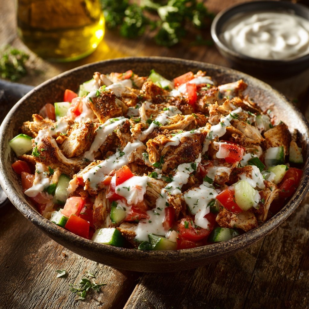 Easy Chicken Shawarma Bowl