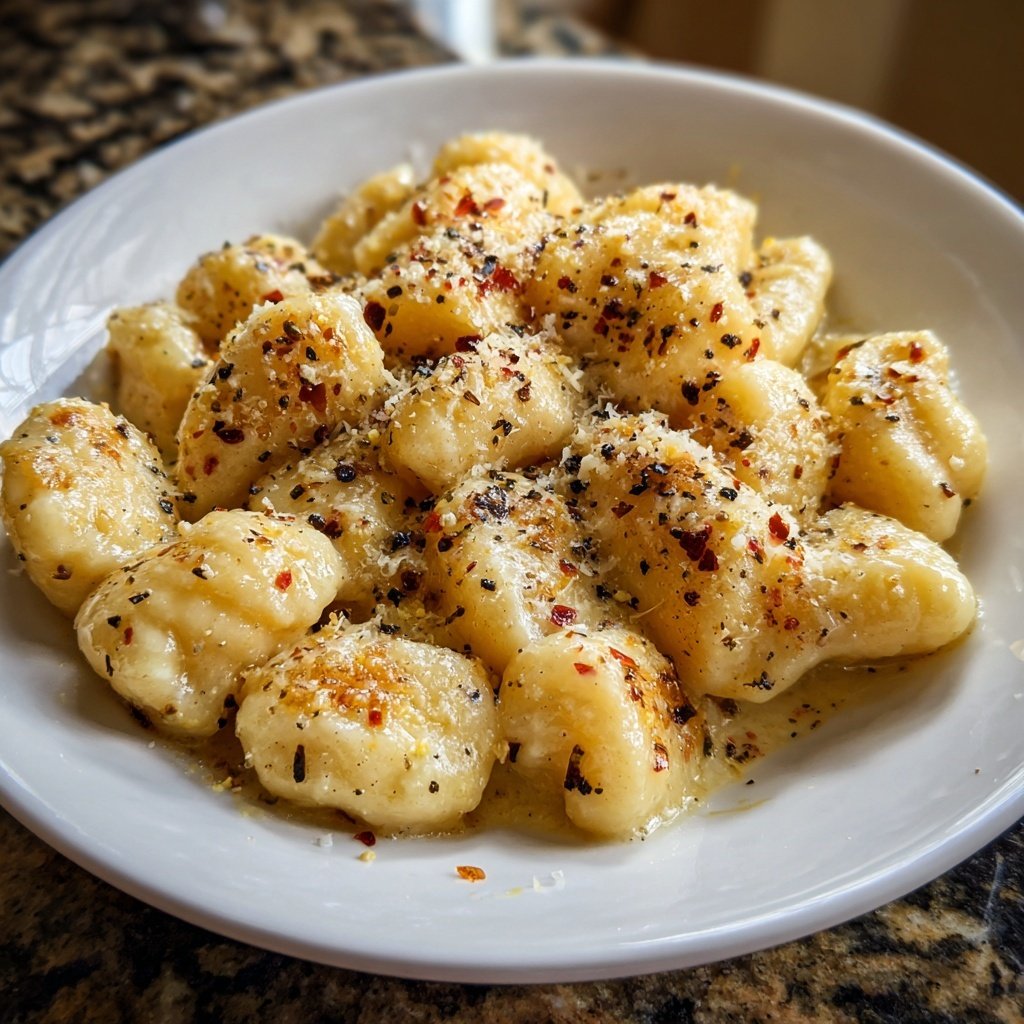 Romantic Lemon Parmesan Gnocchi