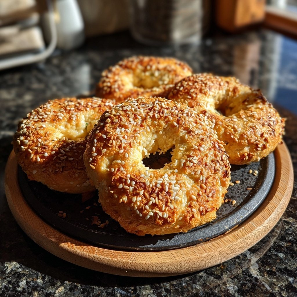 Two Ingredient Yogurt Bagels