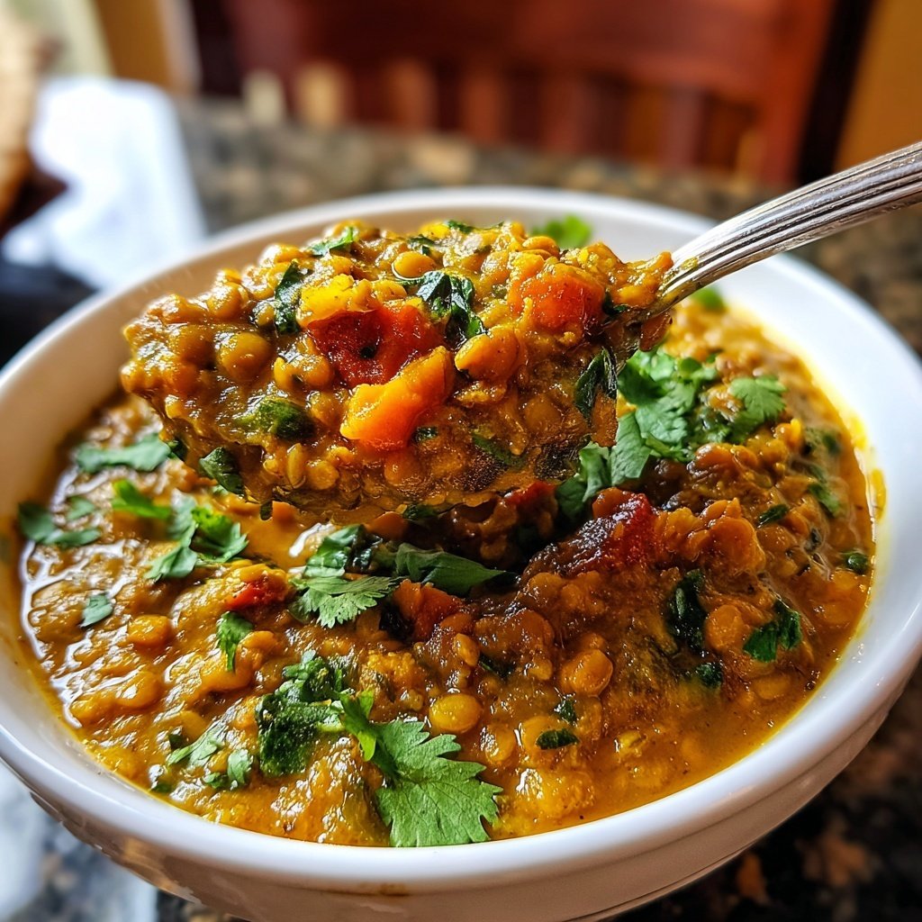 Jamaican Coconut Lentil Curry