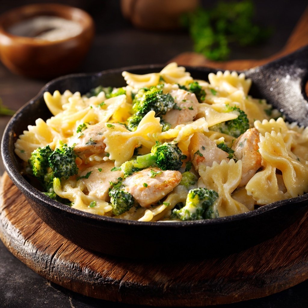 Bow Tie Pasta With Chicken And Broccoli