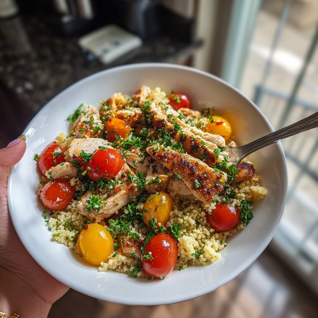 Healthy Chicken And Couscous Bowl