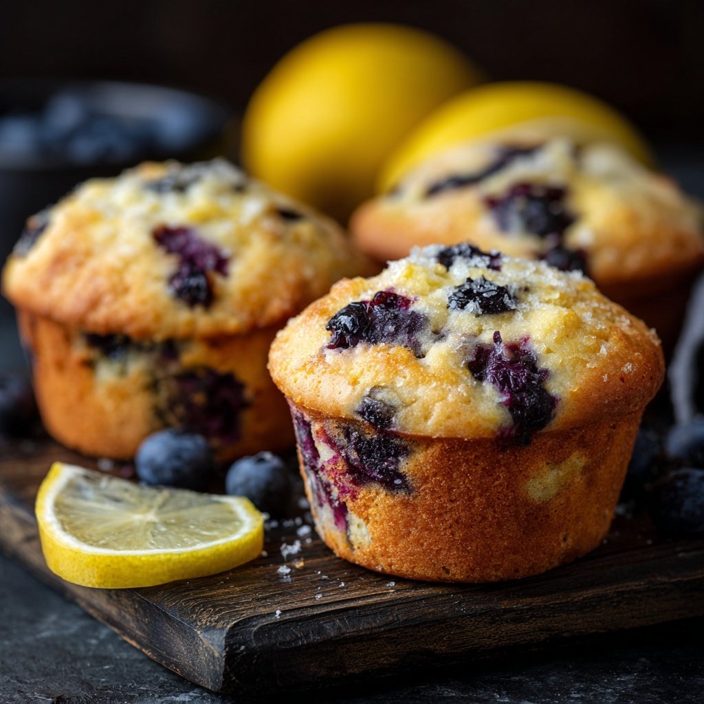 Blueberry Lemon Breakfast Muffins