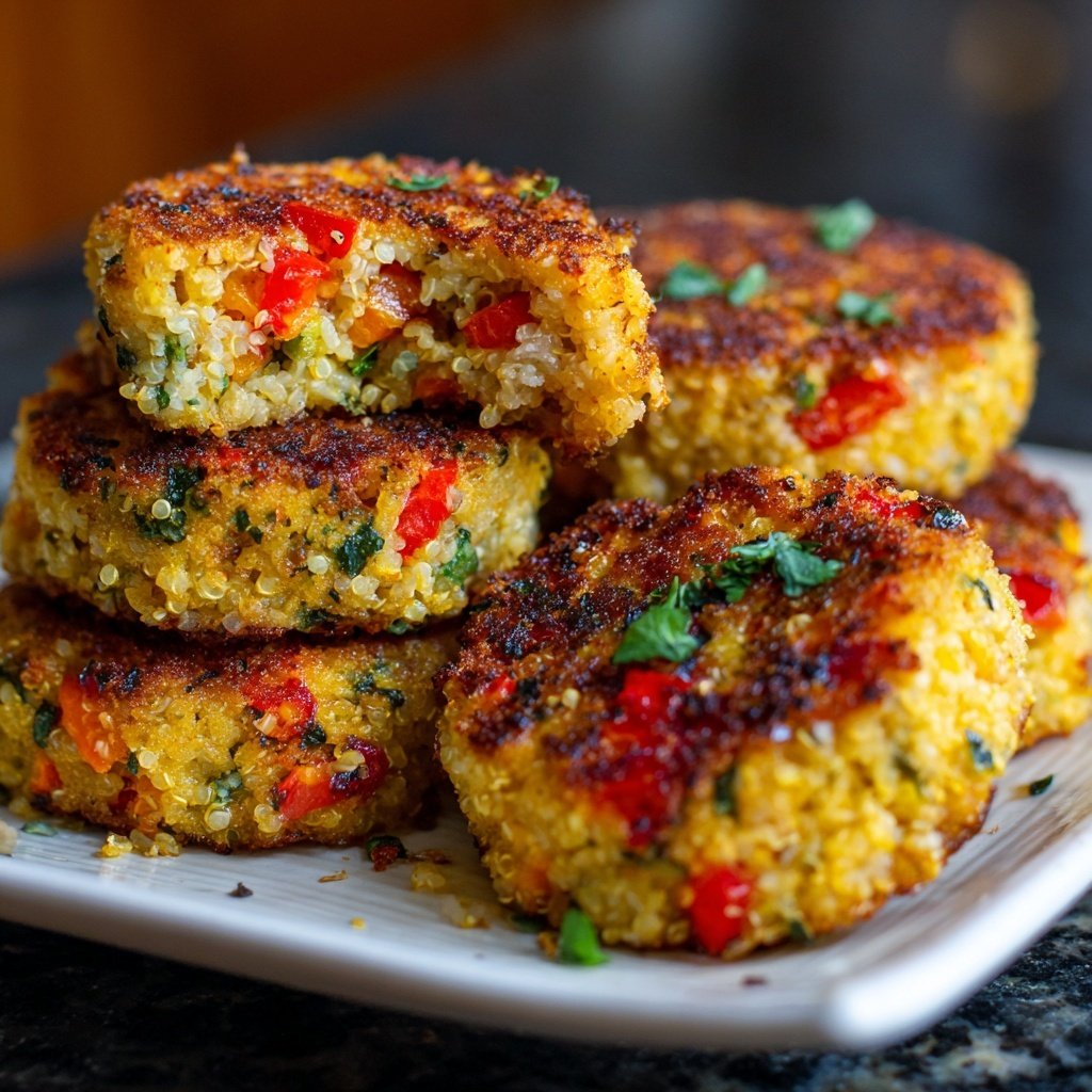 Baked Veggie Quinoa Cakes