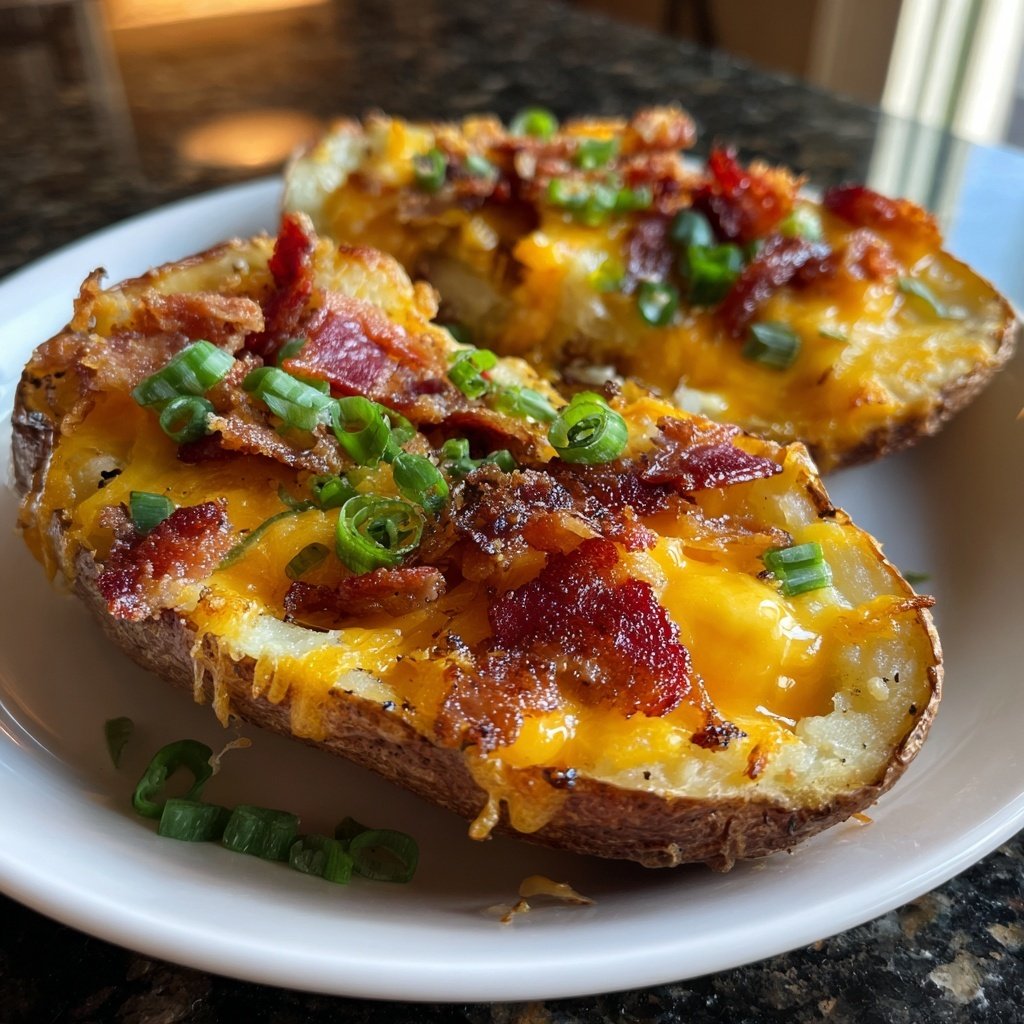 Super Bowl Party Food Stuffed Potato Skins