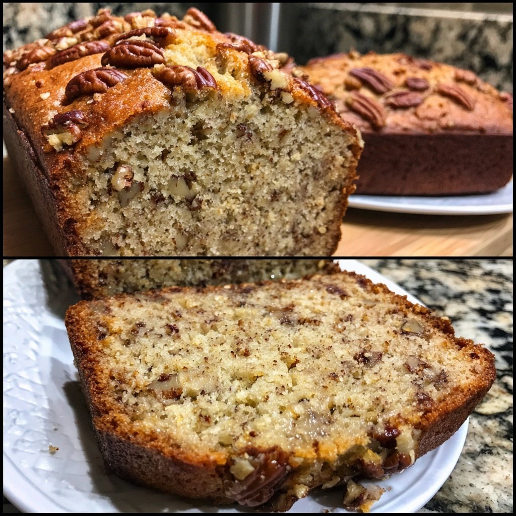 Banana Bread with Pecans Recipe