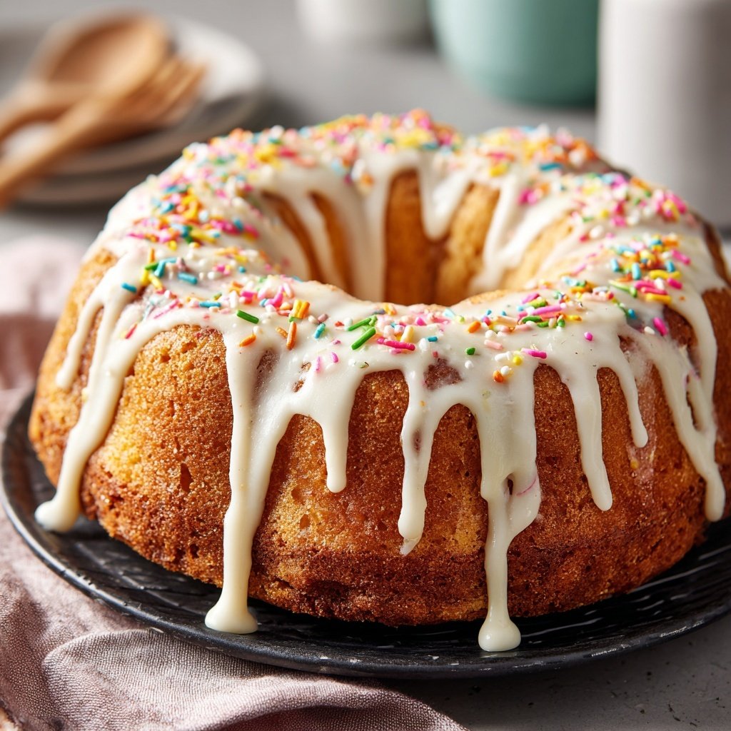 Soft Vanilla Snack Cake From Scratch
