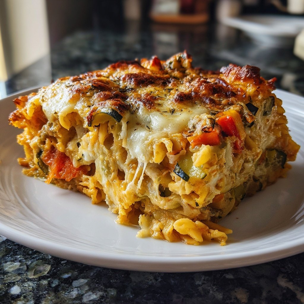 Herb Roasted Veggie Pasta Bake