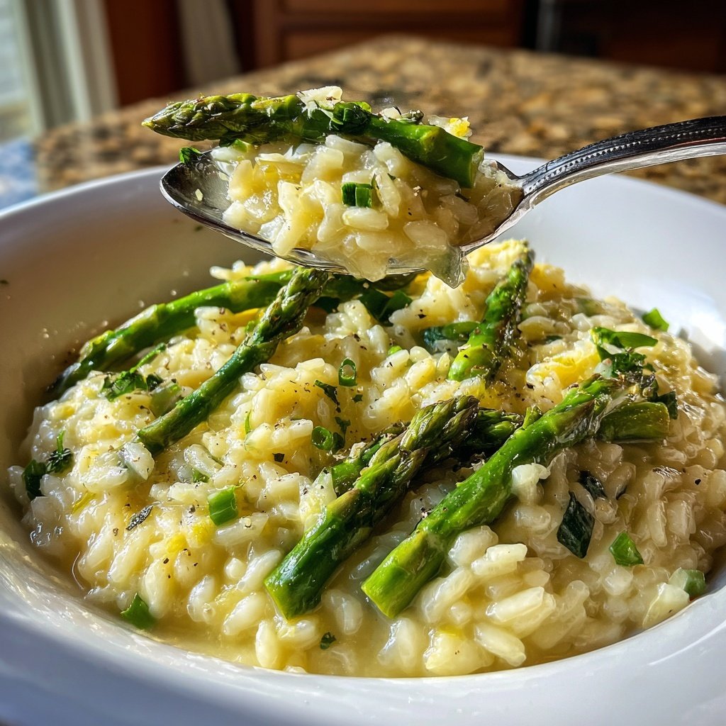 Romantic Asparagus Lemon Risotto
