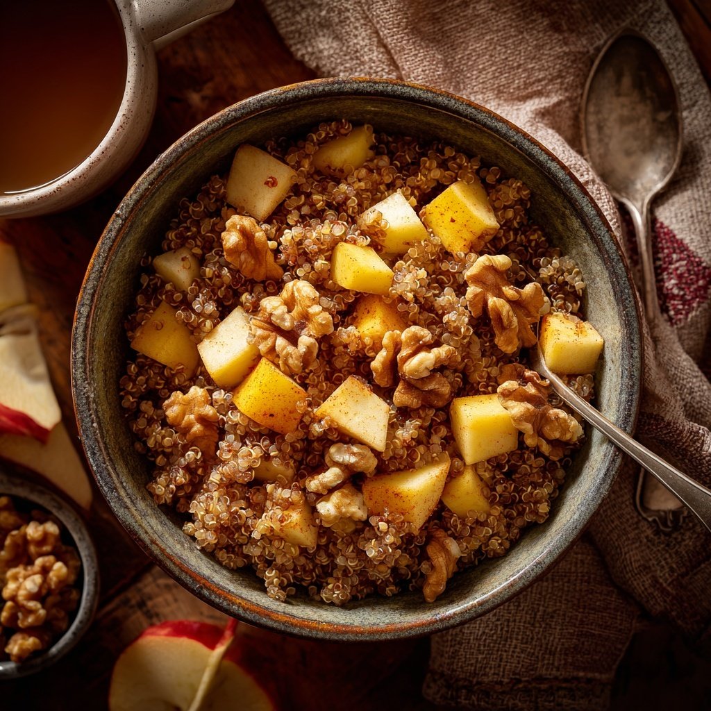 Apple Cinnamon Breakfast Quinoa