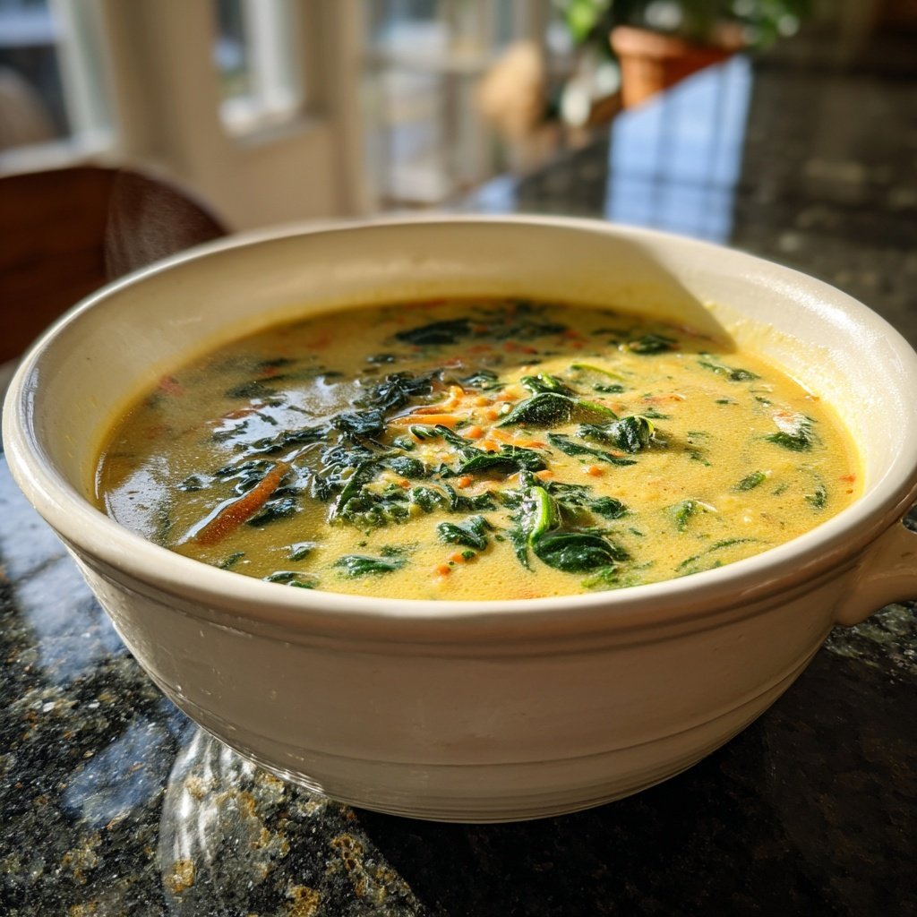 Creamy Lemon Lentil Soup