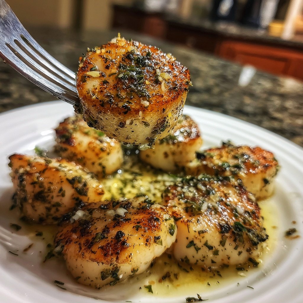 Romantic Garlic Butter Scallops