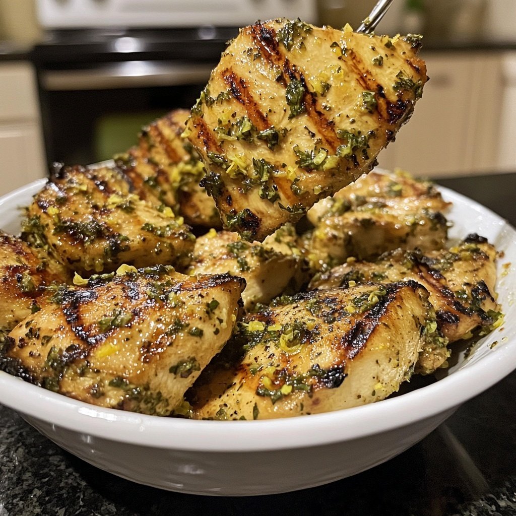 Grilled Lemon Herb Chicken Bowl