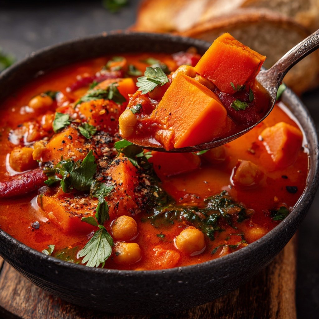 Jamaican Sweet Potato Chickpea Stew