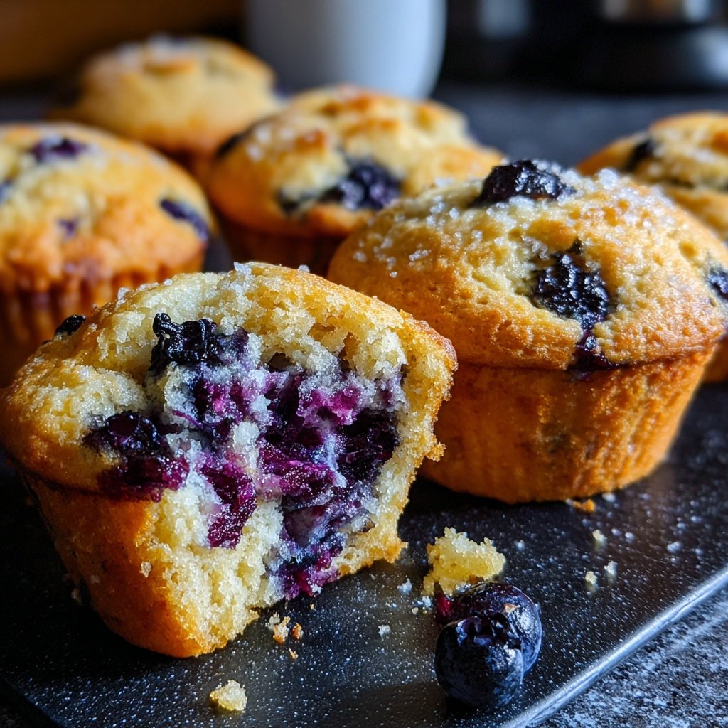 Healthy Blueberry Muffins